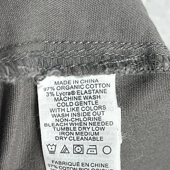 Prana Shorts Womens Size 12‎ Grey Front Pockets Casual Hiking Outdoor Gorpcore - Picture 4 of 4